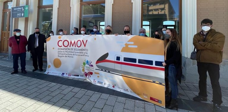 Esta mañana ha sido presentada la COMOV, Comisión de Seguimiento para la Movilidad Sostenible y las Infraestructuras del Ferrocarril en la Región de Murcia